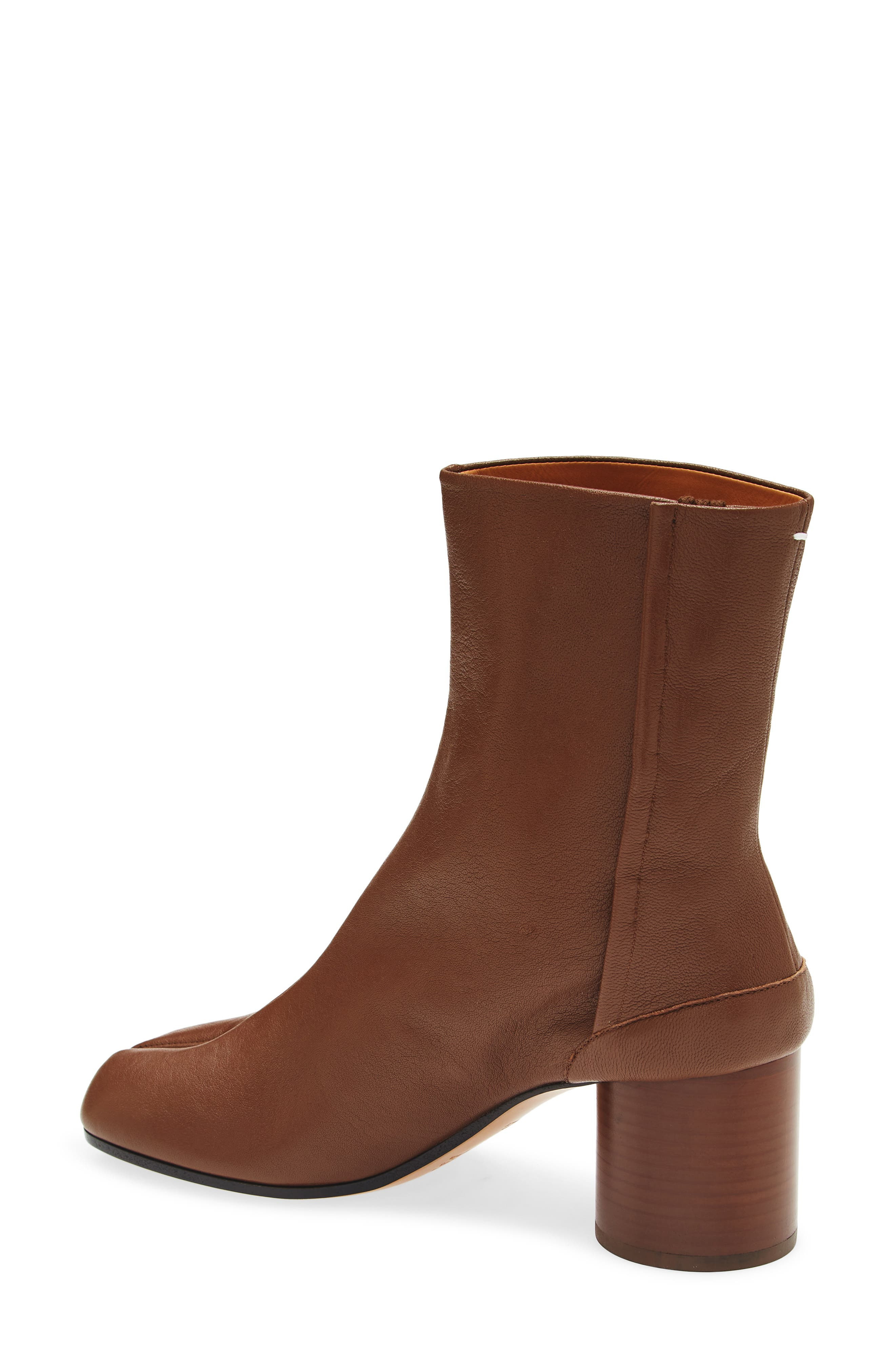 Maison Margiela Tabi Leather Boot in Warm Coffee at Nordstrom - 2