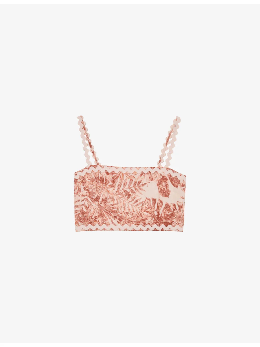 Mila Cropped Linen Top - 1