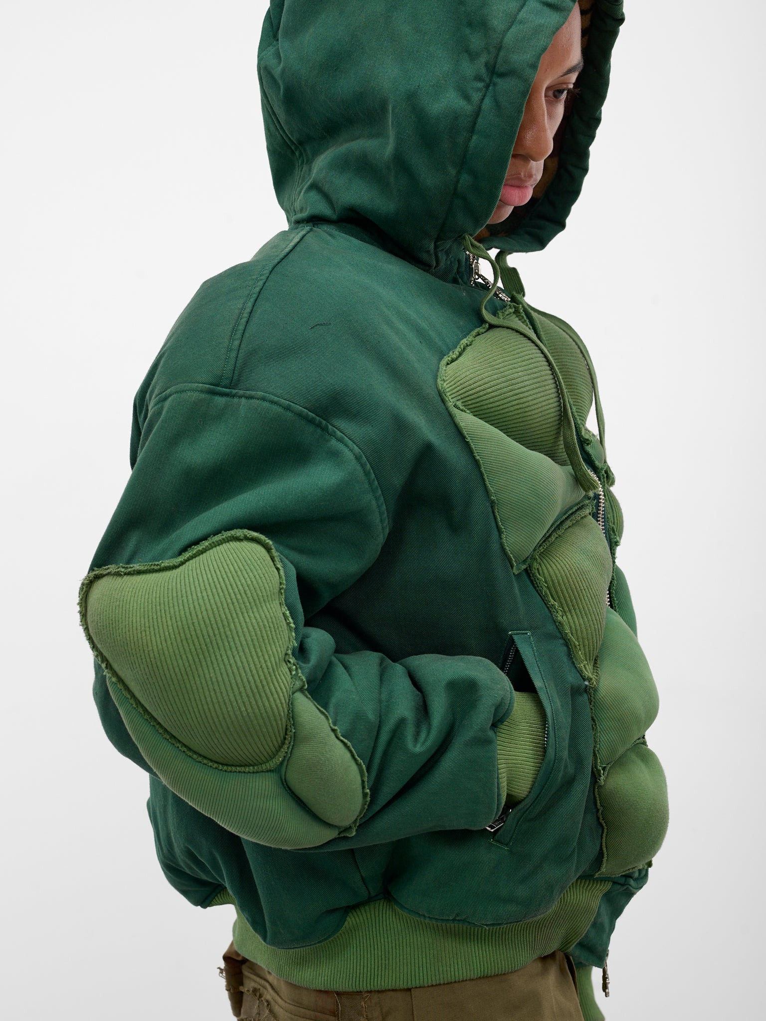 Green 99 Strength Padded Hoodie - 5
