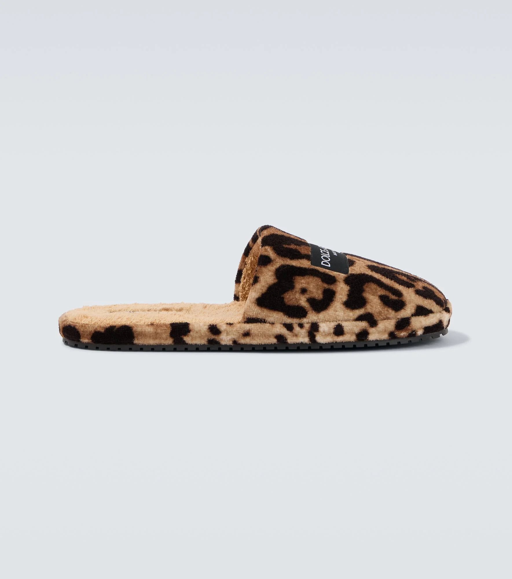 Leopard-print slippers - 1