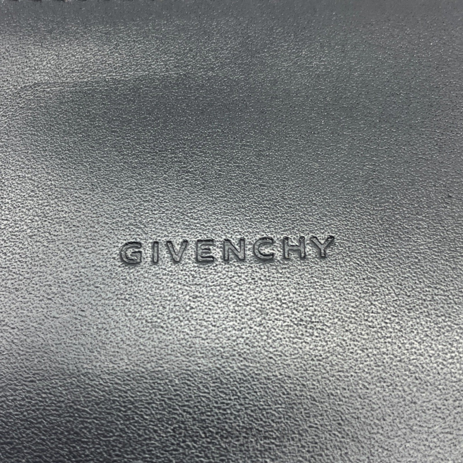 Givenchy Logo Card Holder Wallet - Black Leather - 5