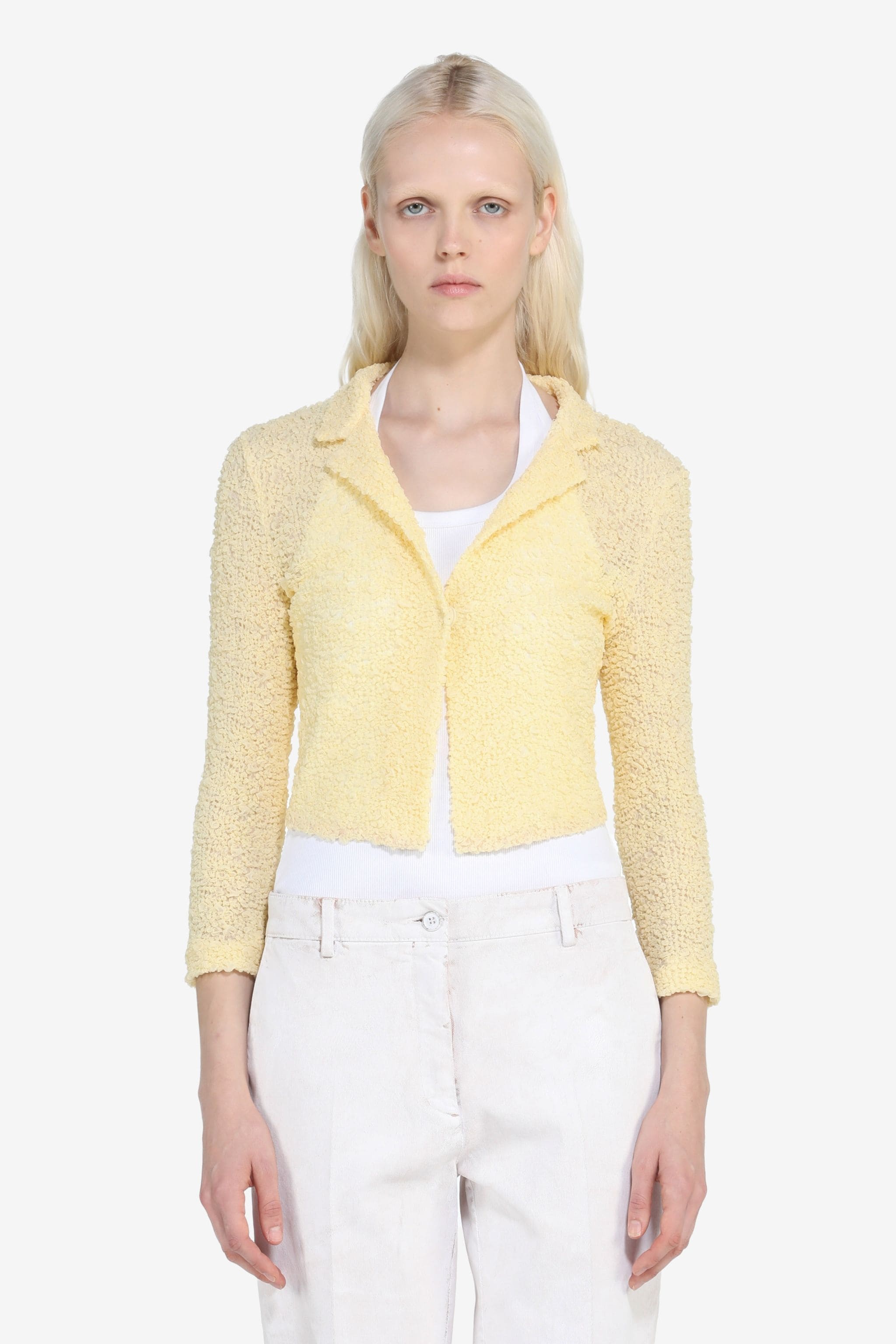 SILK BOUCLÉ BLAZER - 1