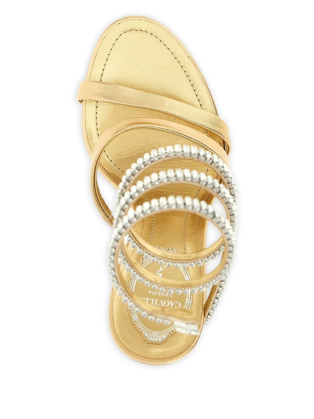 100mm crystal-embellished sandals - 4