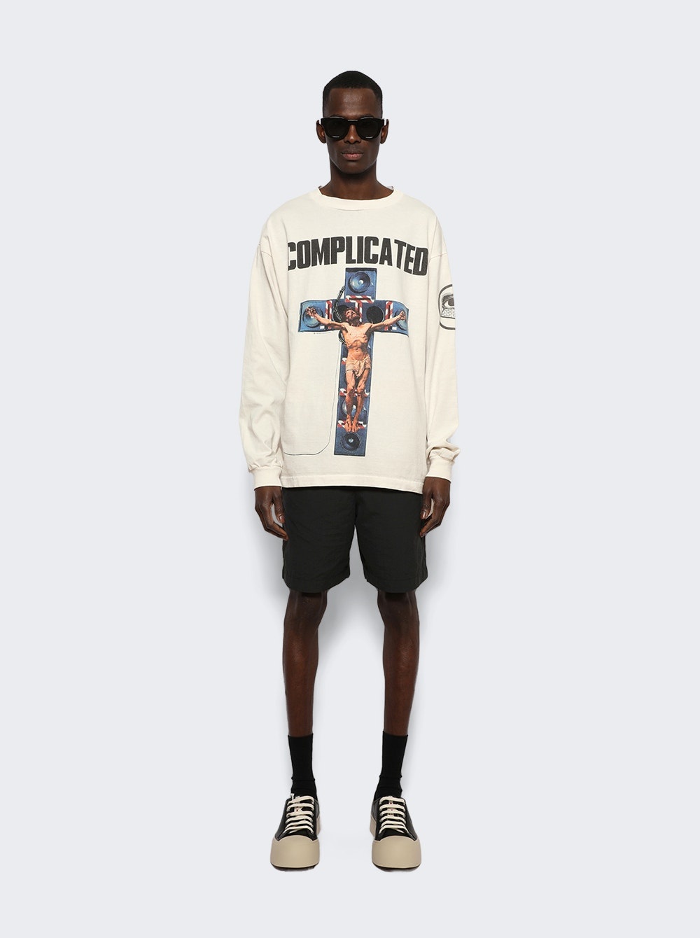 Complicated Long-sleeve Tee White - 2