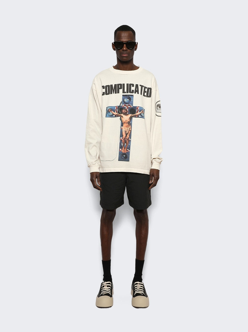 SAINT M×××××× Complicated Long-sleeve Tee White outlook