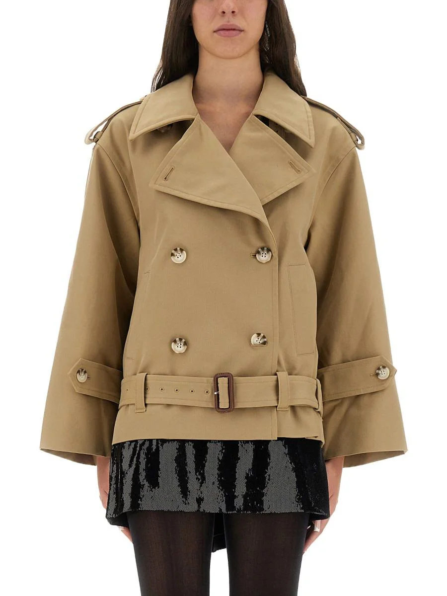 Self-Portrait Trench Jacket - 1