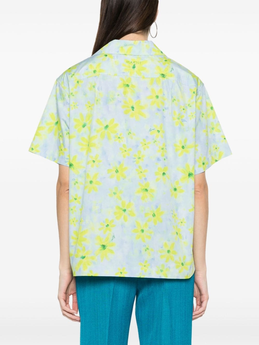 floral-print shirt - 4