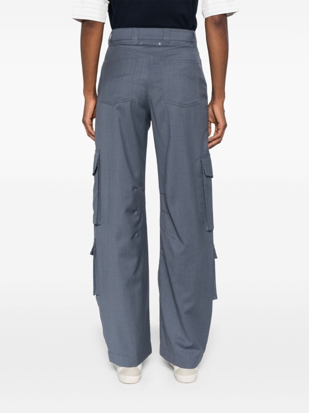 virgin-wool cargo pants - 4