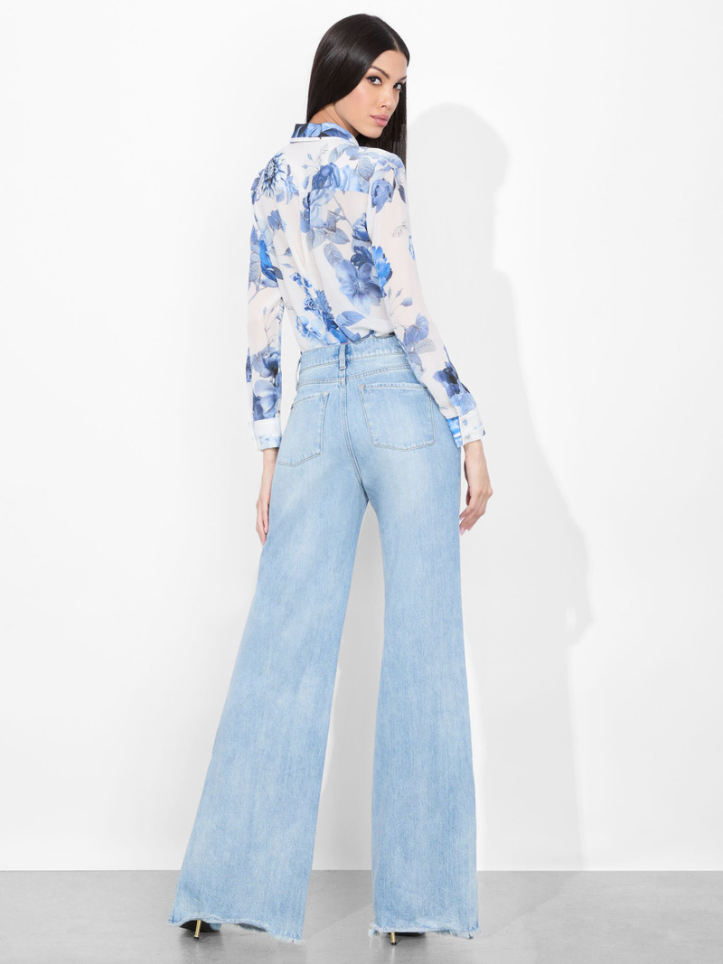 Alice + Olivia WILLA SILK BLOUSE outlook