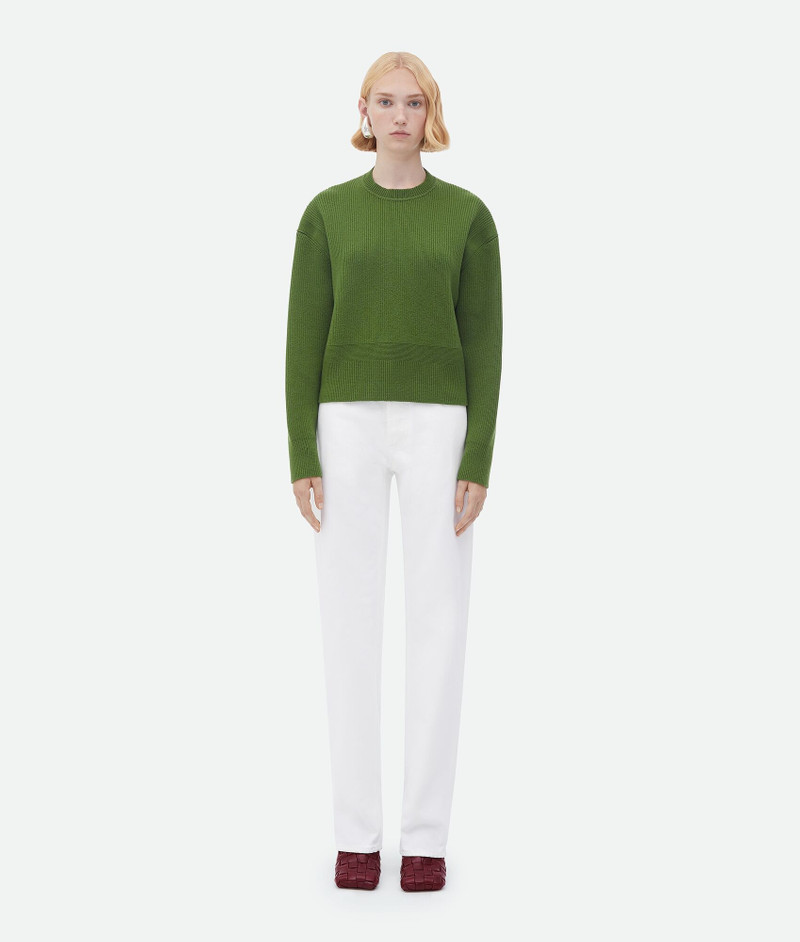 english rib cashmere jumper - 1