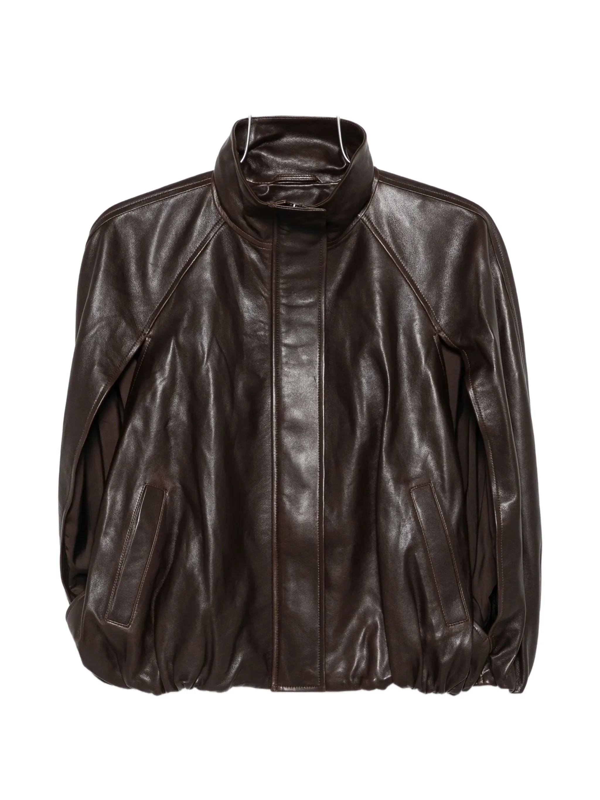 Simkhai Leather Cape Jacket - 1