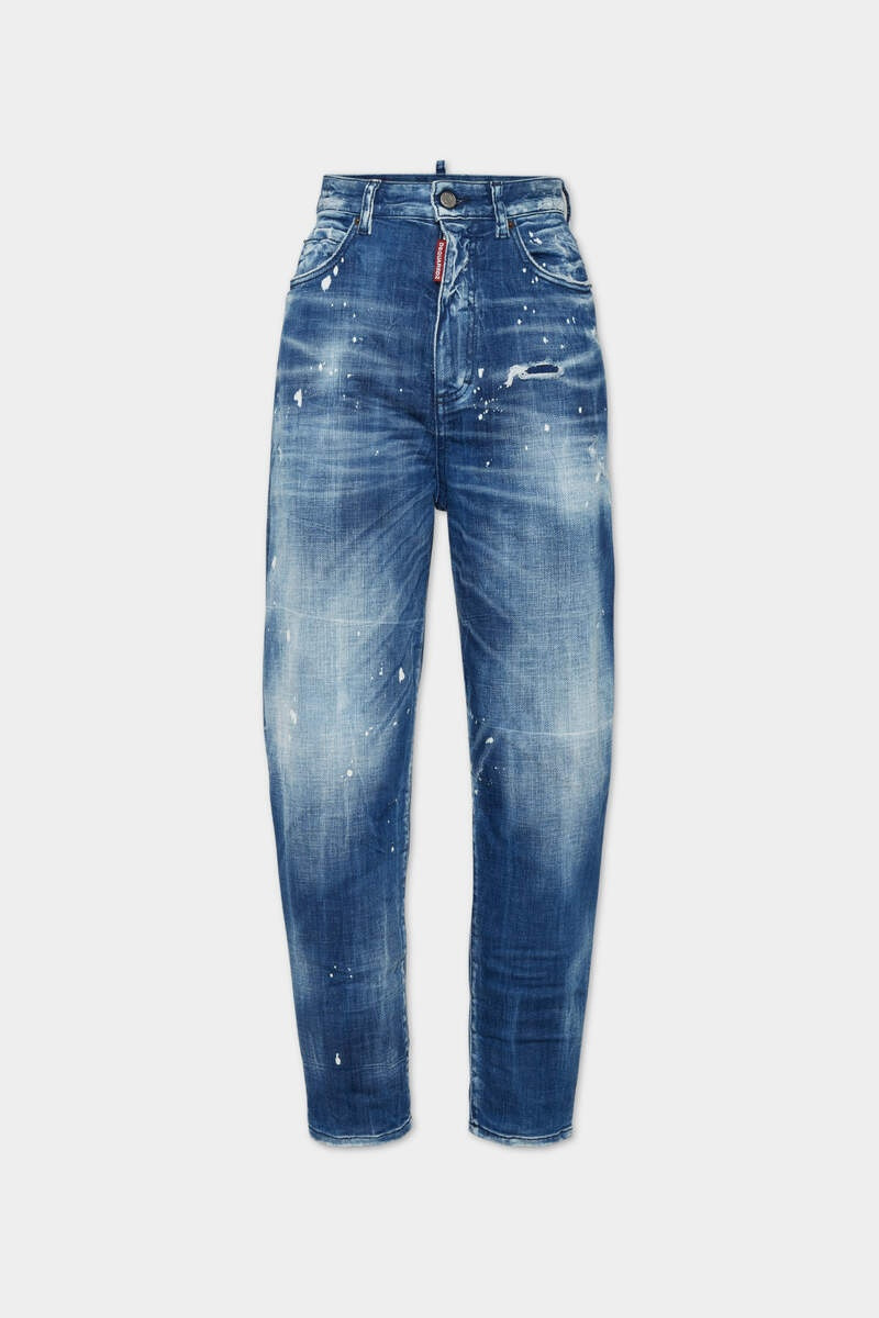MEDIUM FILO BLU WASH 80'S JEANS - 1