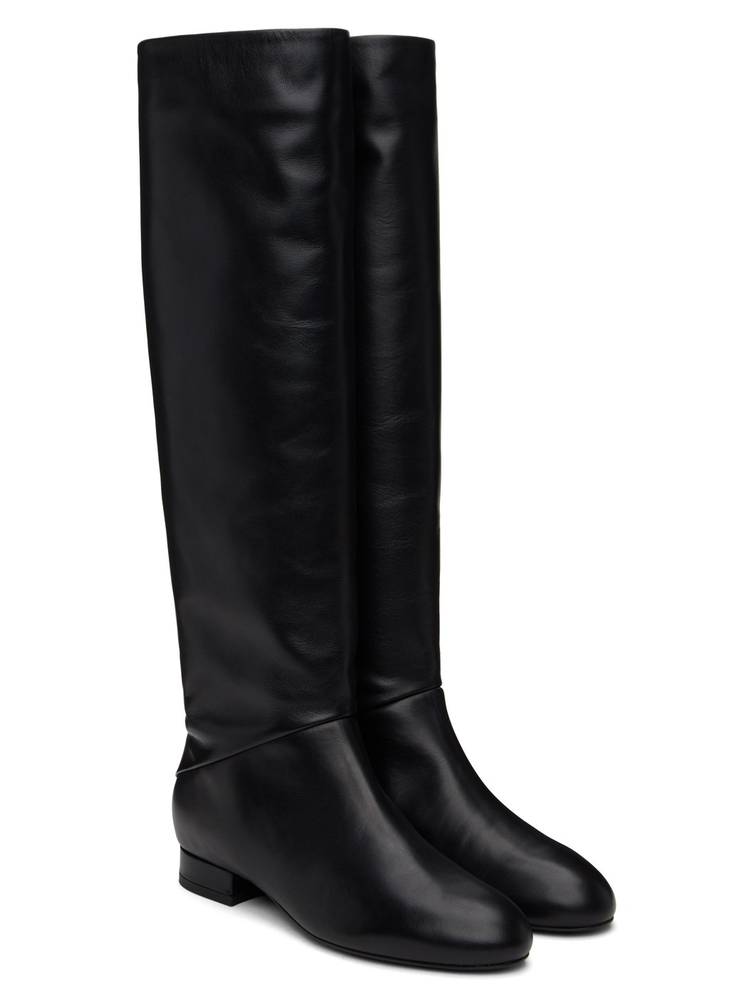 Black Felix Nappa Leather Boots - 4
