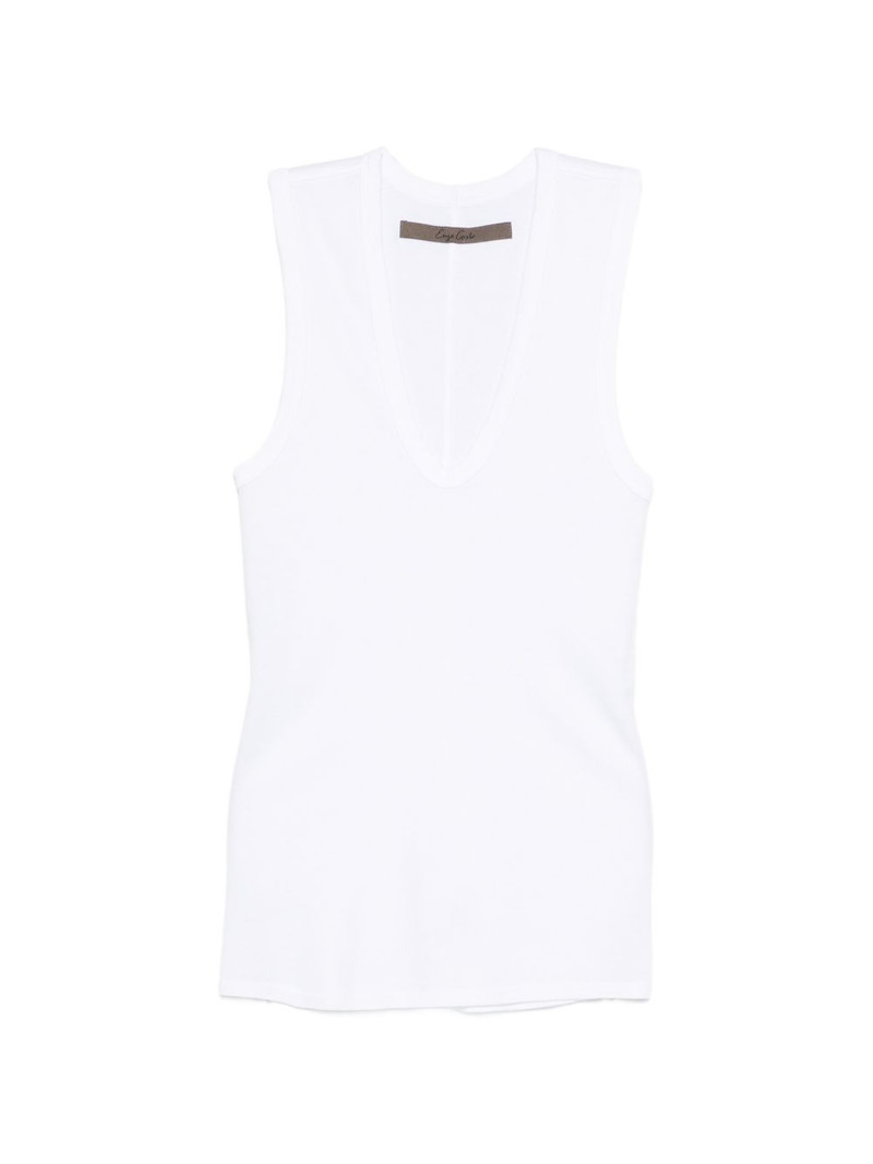 scoop-neck tank top 1