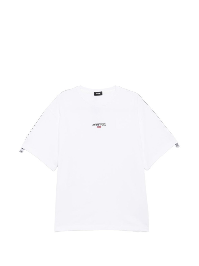 logo-embossed T-shirt 1