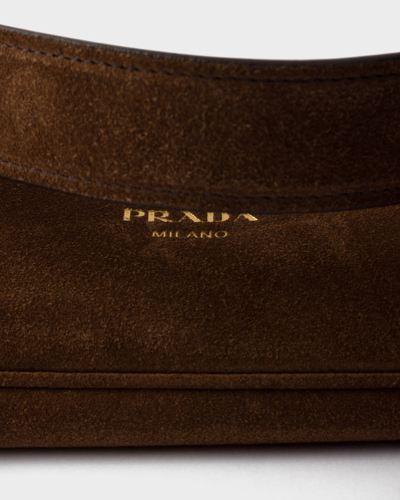 Prada Etude large suede shoulder bag 6