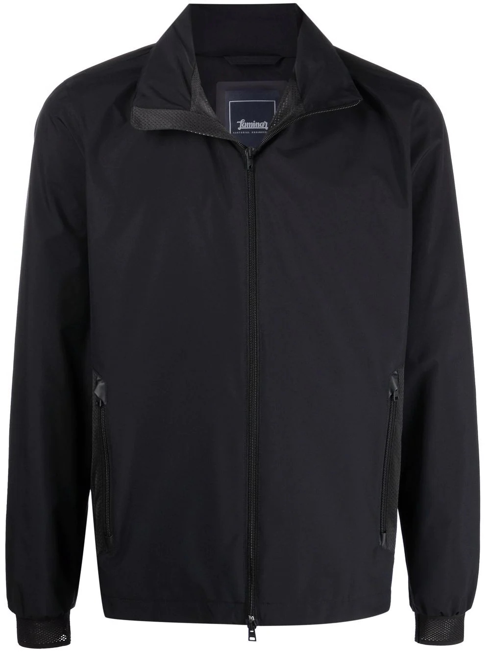 funnel neck zip-up jacket - 1