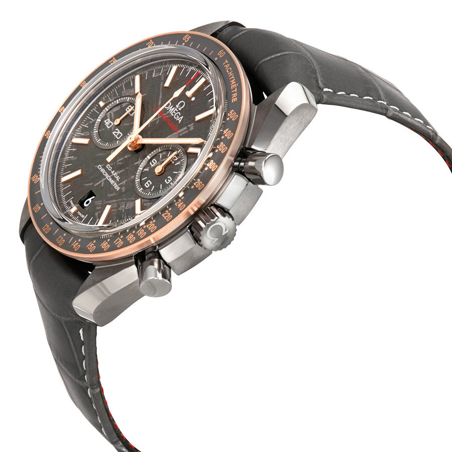 Pre-owned Omega Speedmaster Chronograph Tachymeter Grey Meteorite Dial Men's Watch 311.63.44.51.99.0 - 2