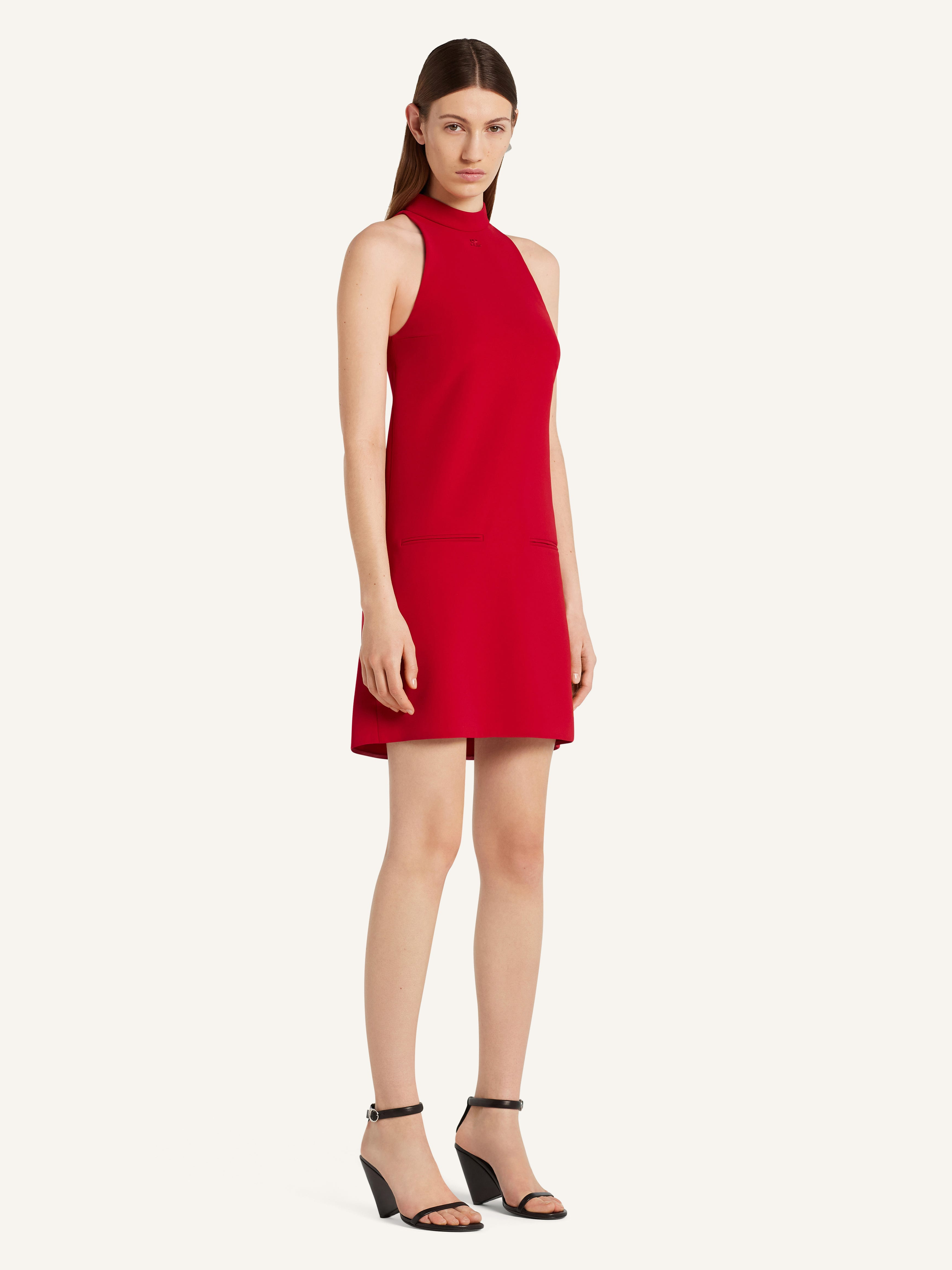 HERITAGE CREPE A-LINE DRESS - 3