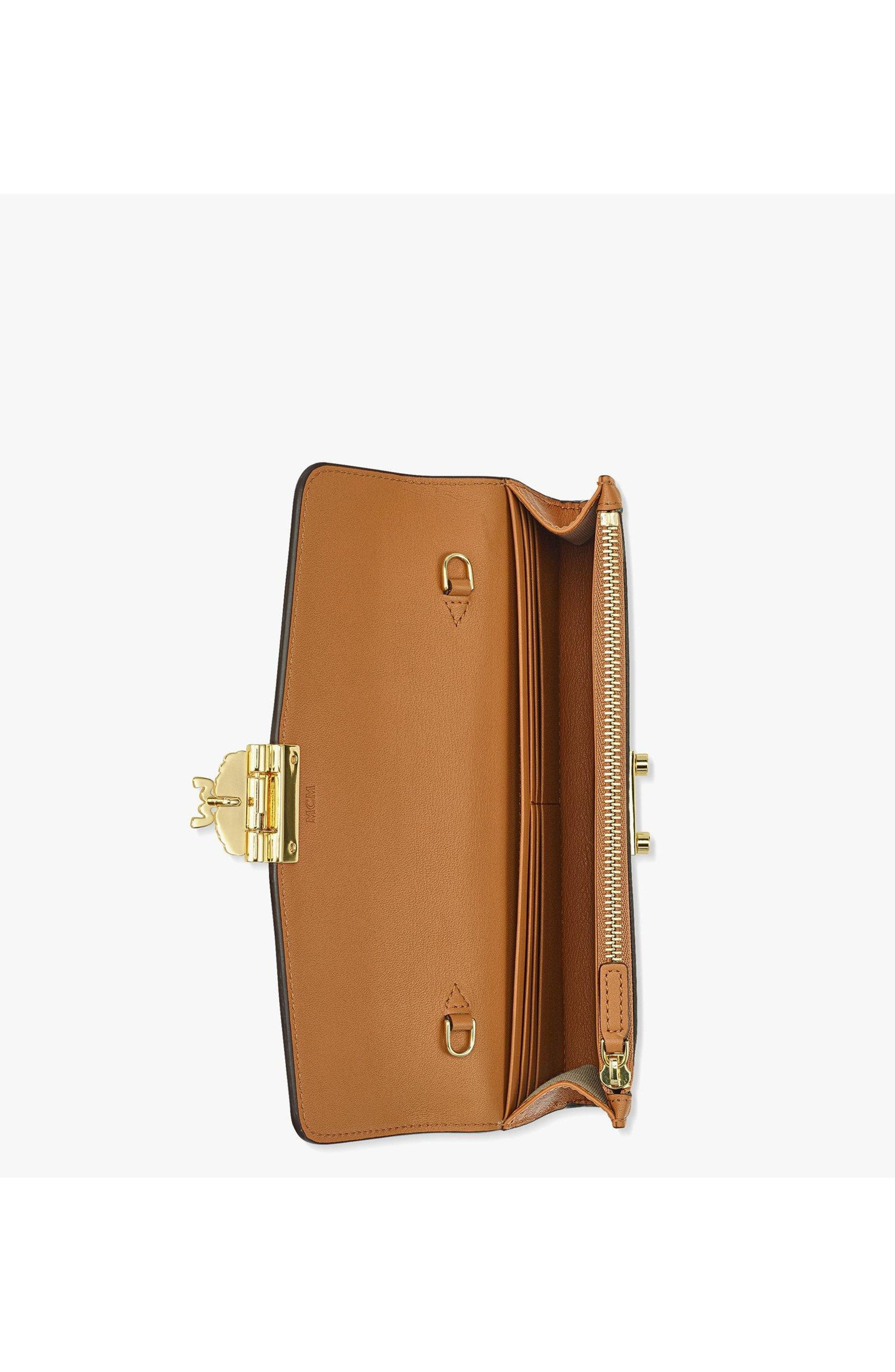 MCM Tracy Wallet on Chain in Visetos in Cognac at Nordstrom - 2