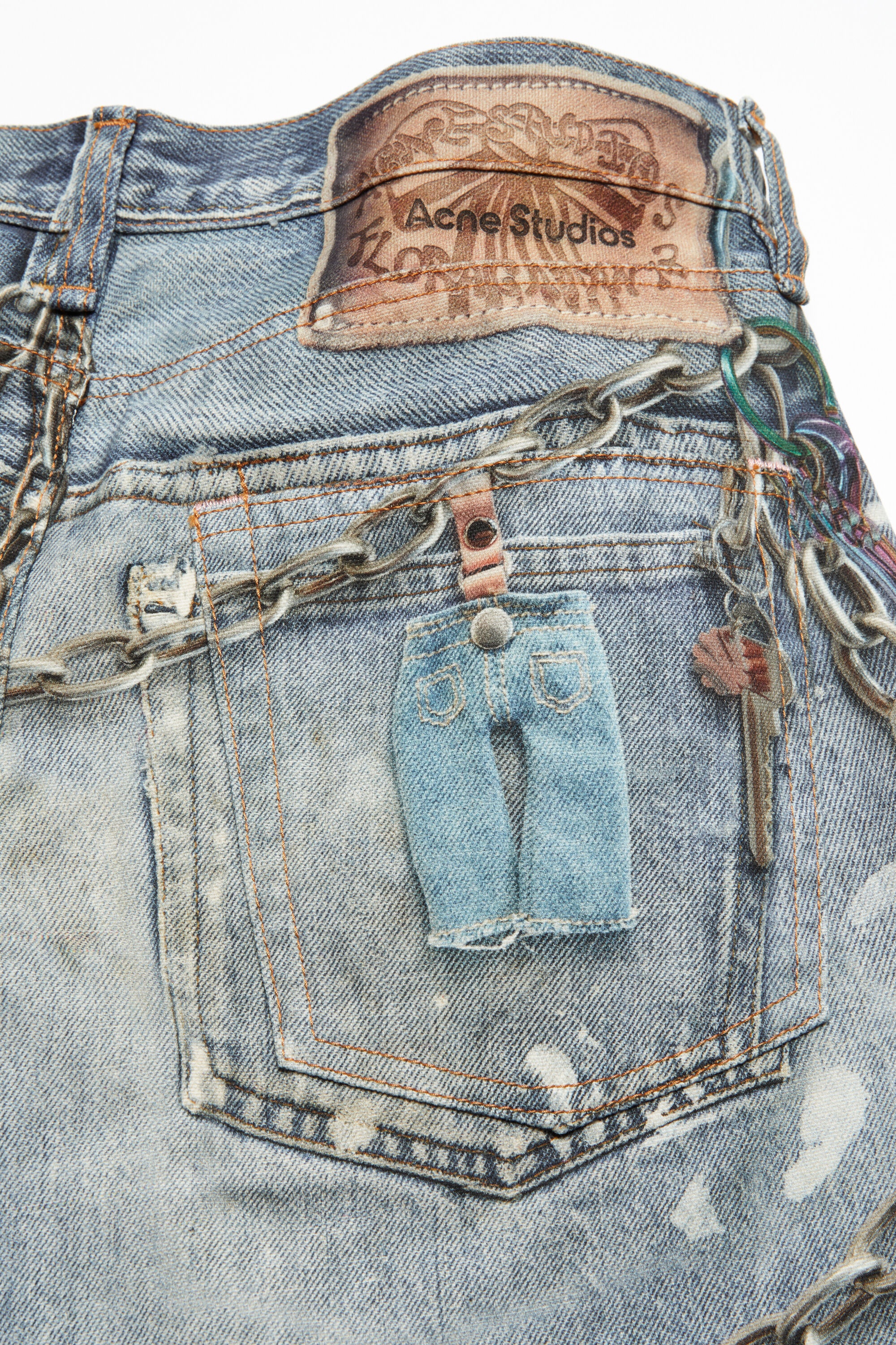 Baggy fit jeans - 1981F - Mid Blue - 6