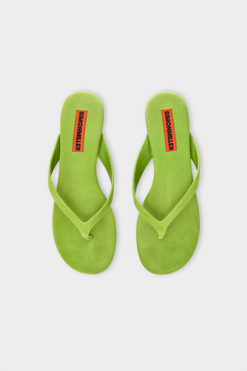 Riviera Thong Sandal In Matcha 3