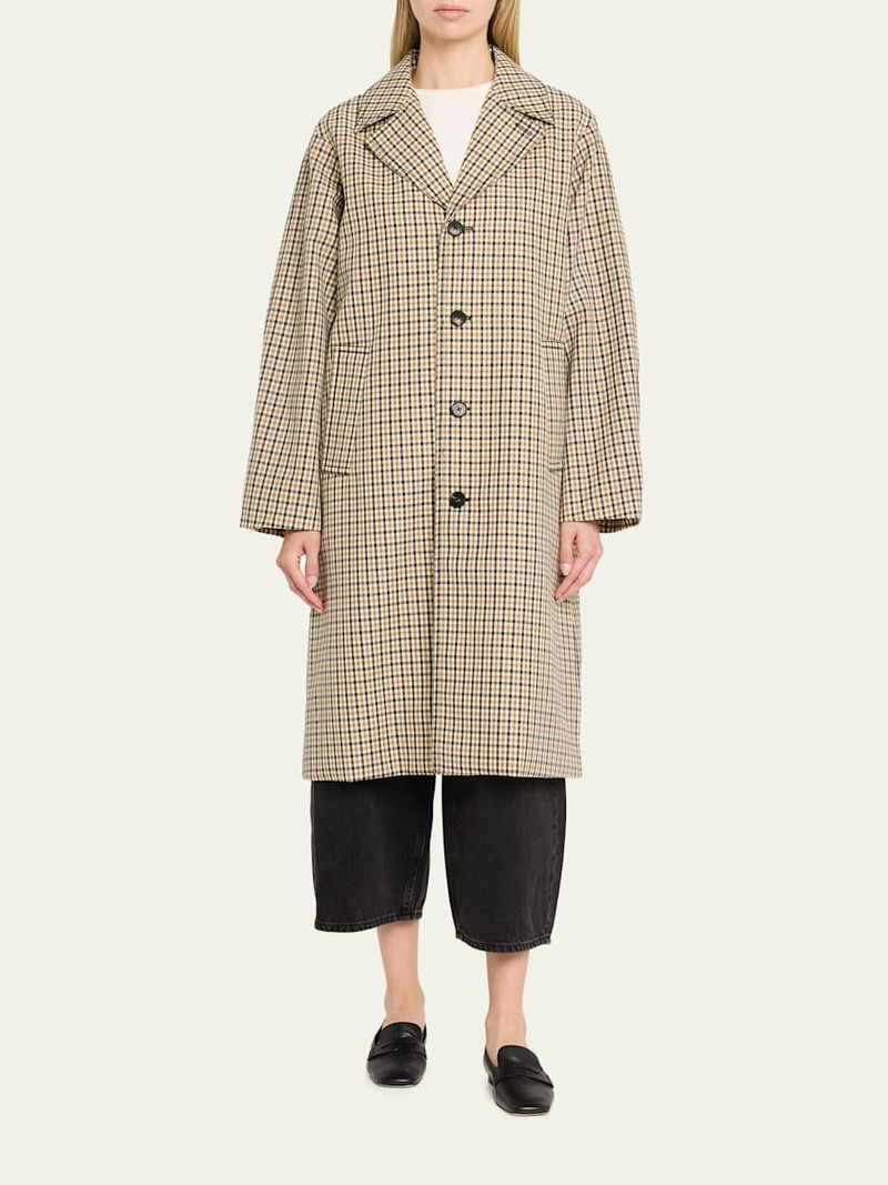 6397 Motaring Check Wool Coat outlook