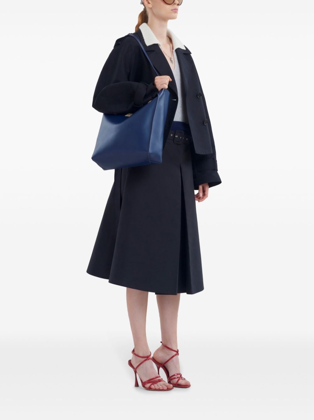 double-breasted trench jacket - 2