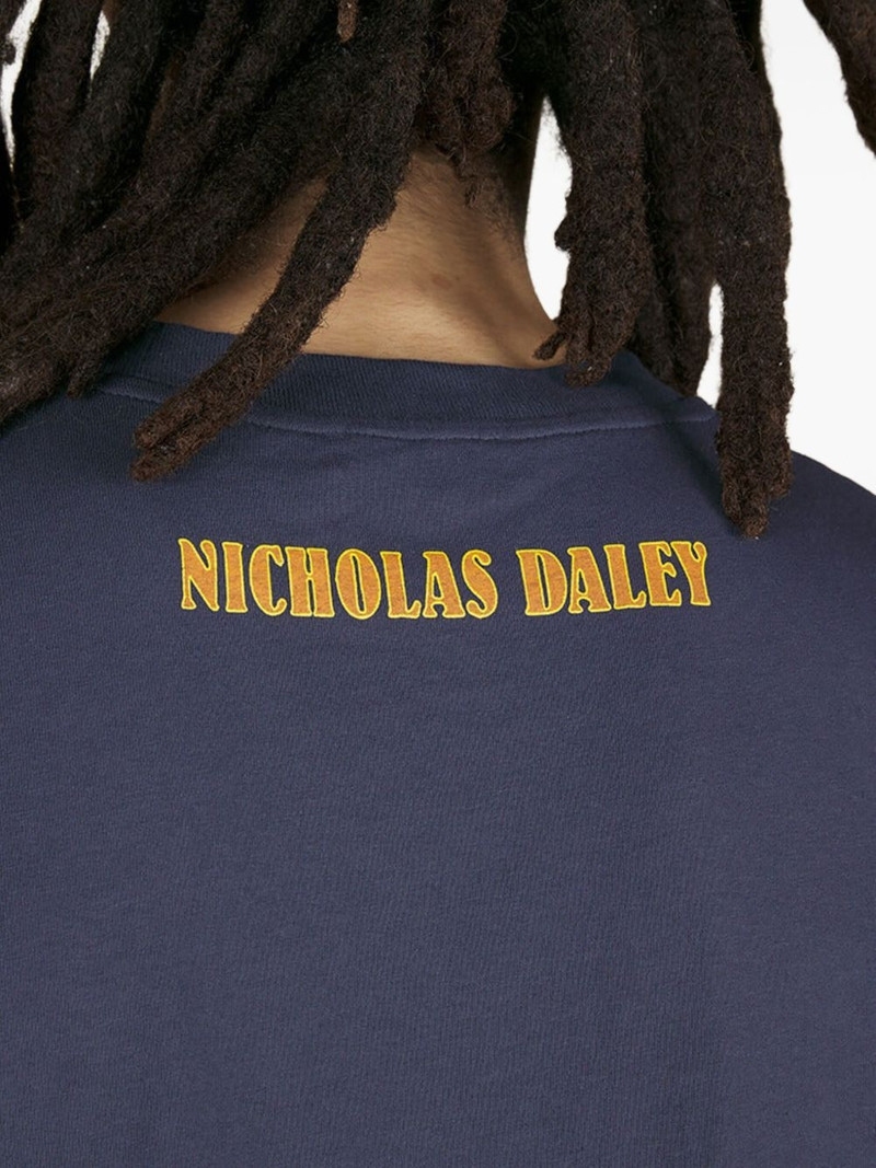 slogan-print T-shirt 5