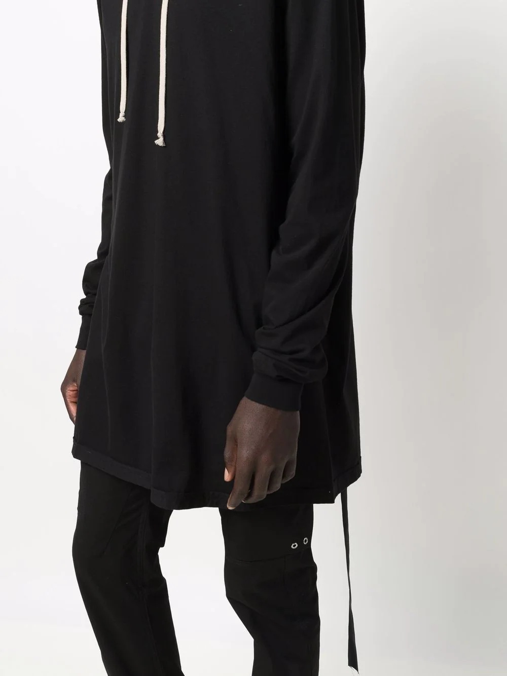 drawstring-hooded jumper - 5