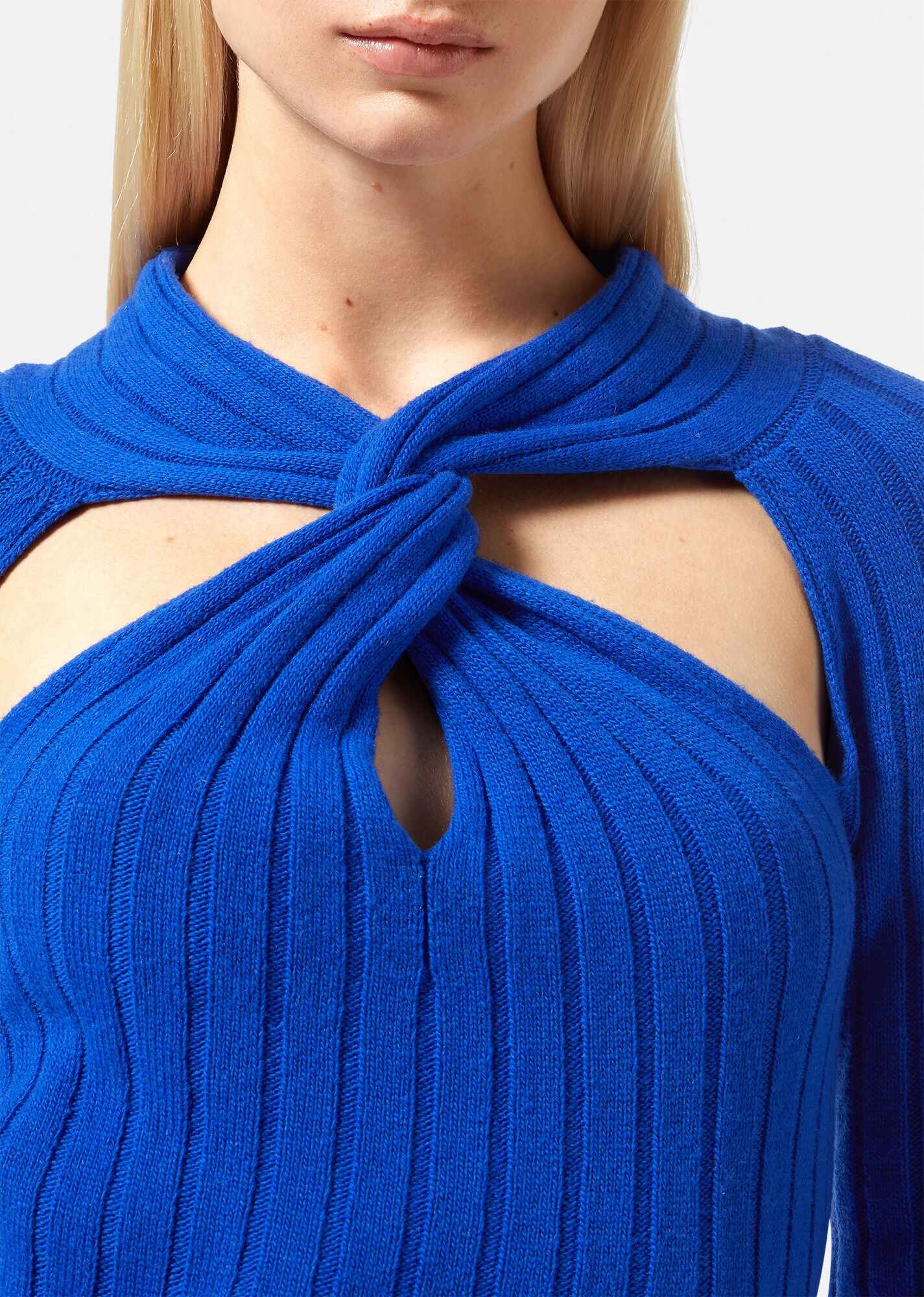 Ribbed Twisted Jumper - 5