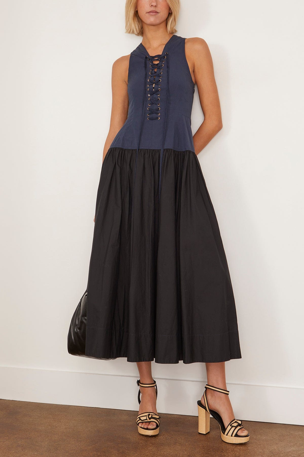 Denia Dress in Twilight Colorblock - 3