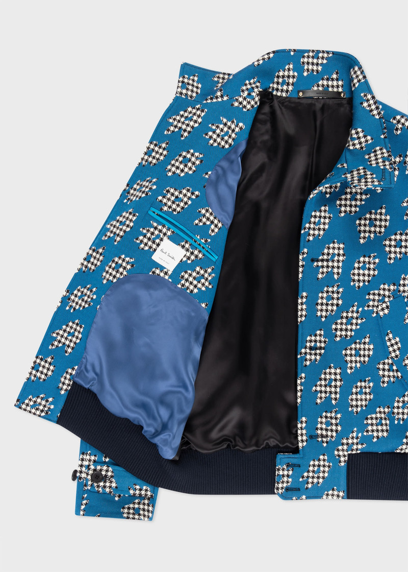 'Big Flower' Jacquard Bomber Jacket 4