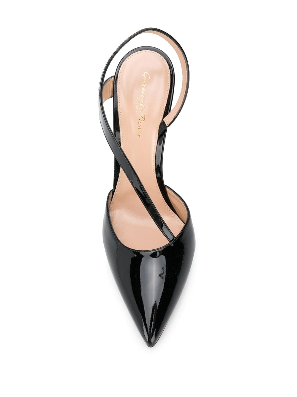 patent leather slip-on heels - 4