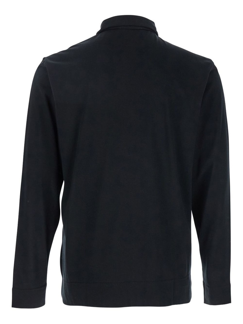 LARDINI cotton-silk polo shirt outlook