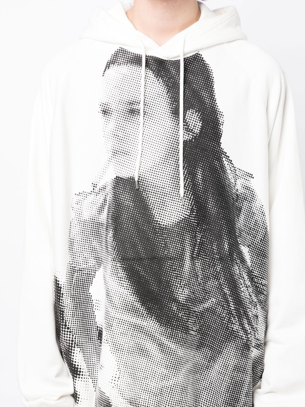 graphic-print cotton hoodie - 5
