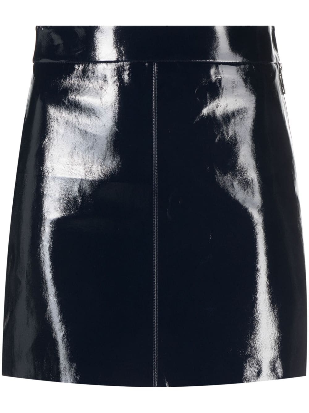 Zadig & Voltaire Jinette vinyl leather miniskirt | REVERSIBLE