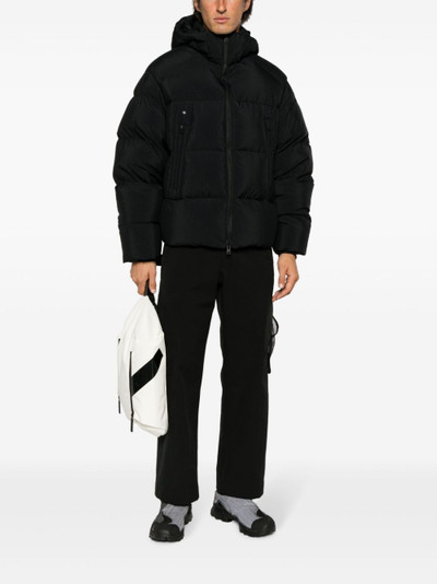 Y-3 hooded quilted puffer jacket outlook