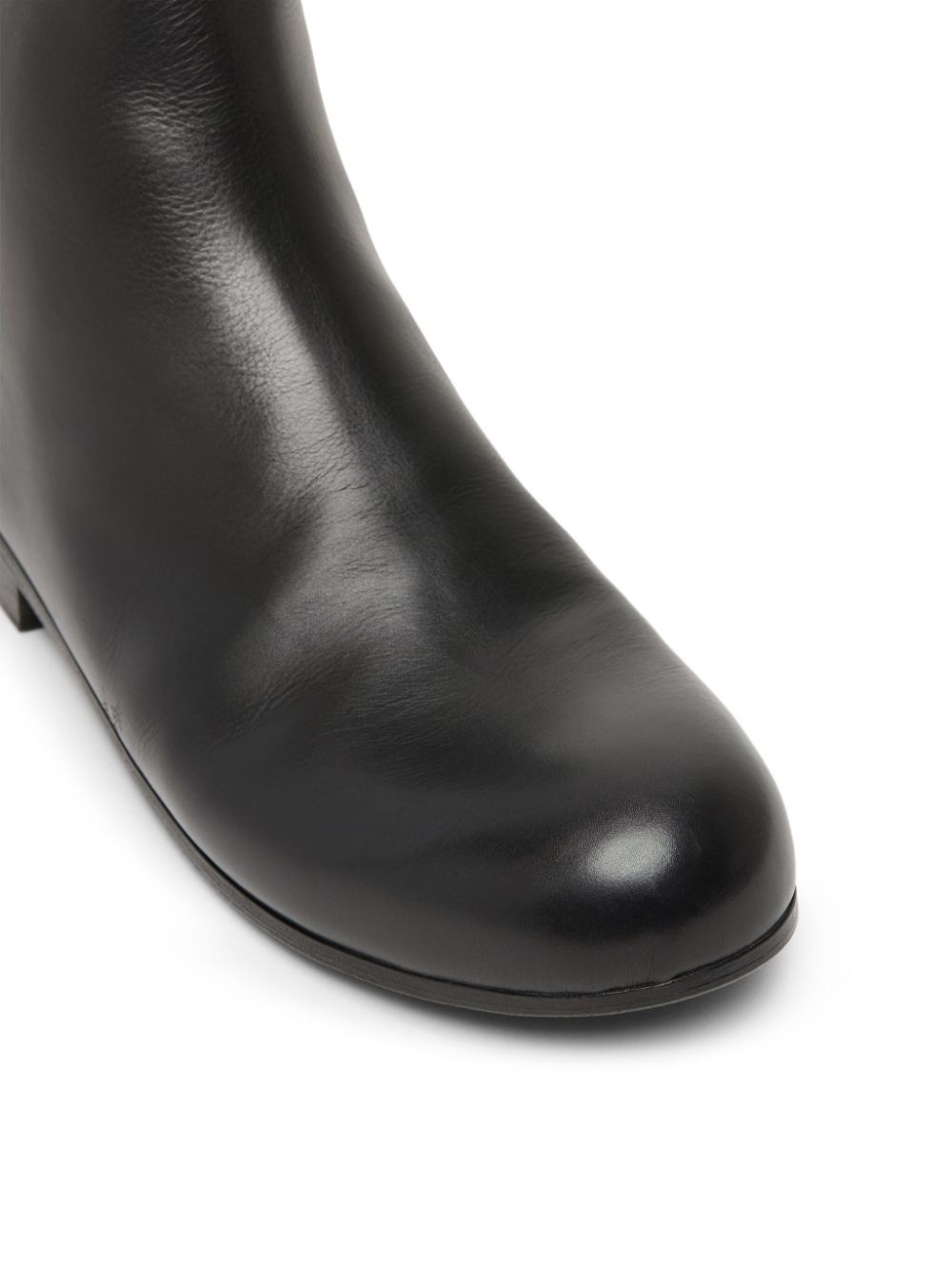 calf leather ankle boots - 4