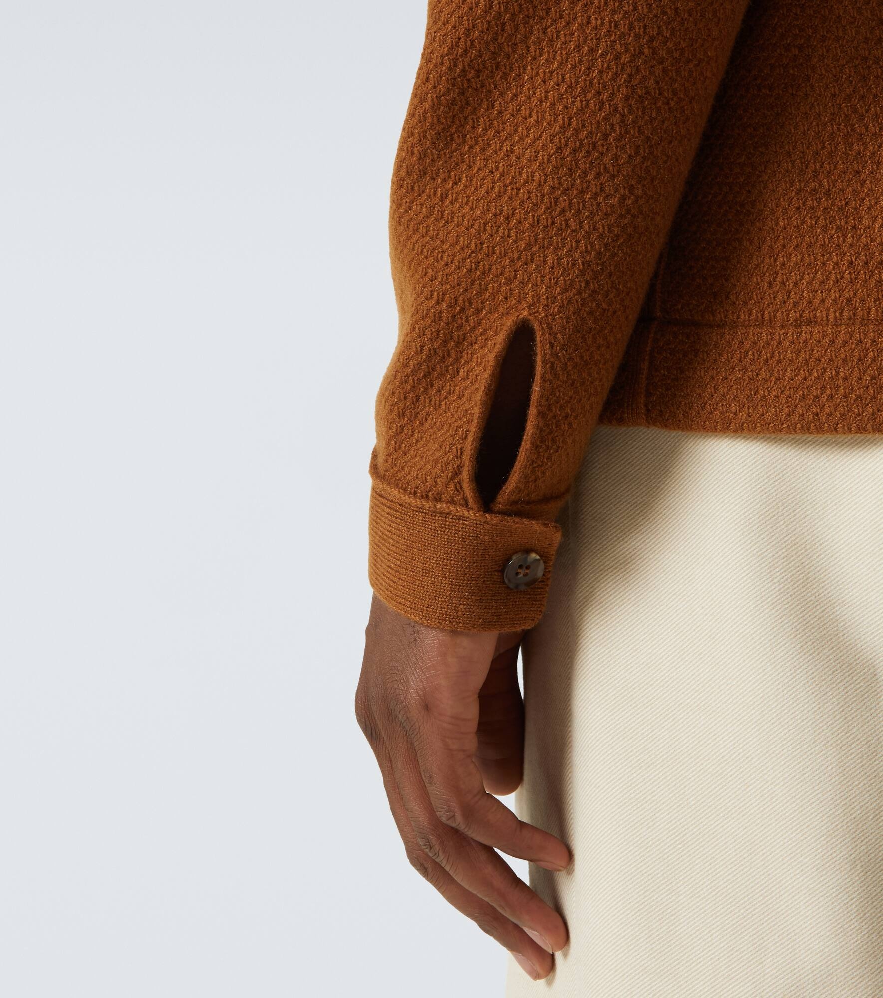 Ribbed-knit cashmere cardigan - 6