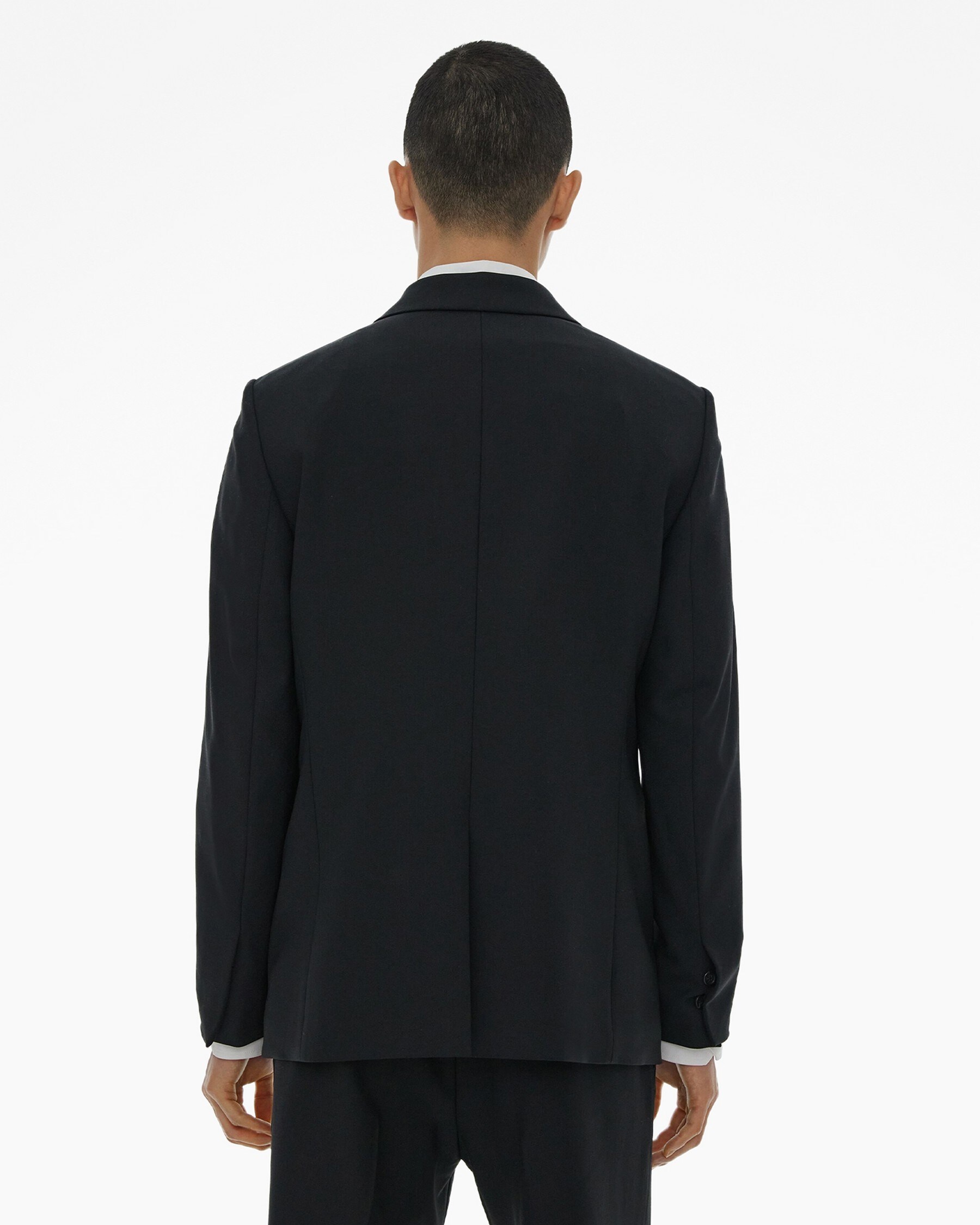 STRETCH WOOL BLAZER - 4