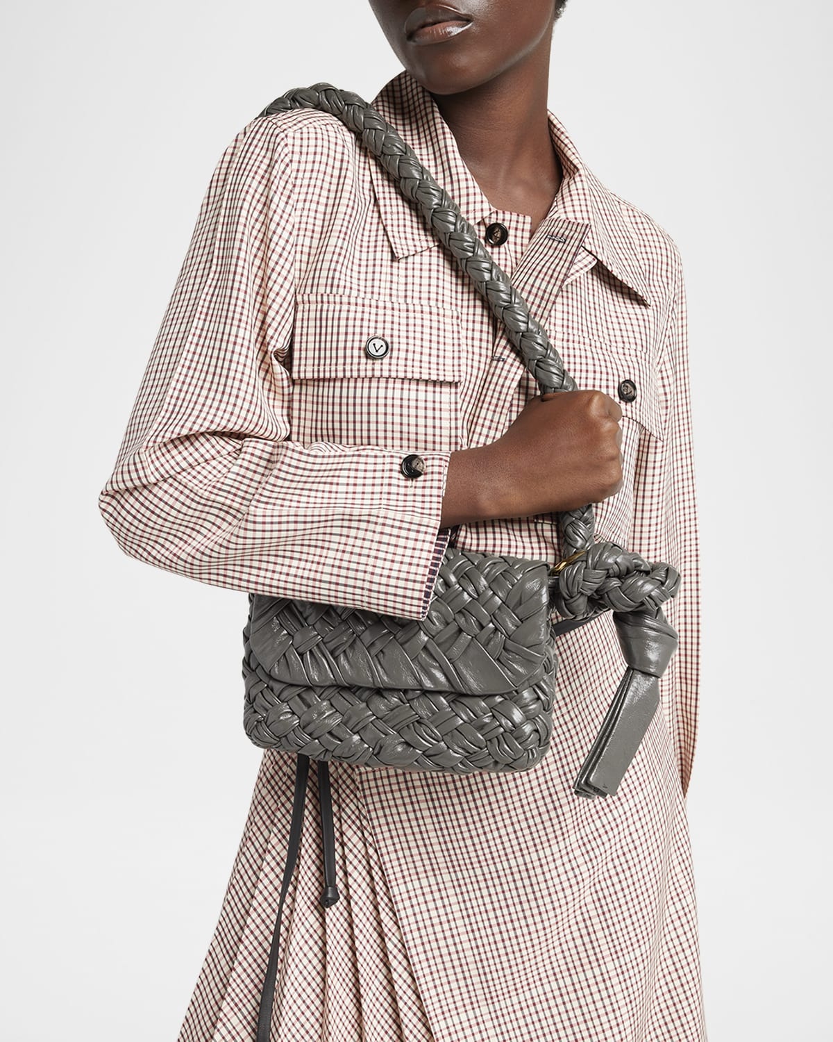 Small Kalimero Leather Shoulder Bag - 2