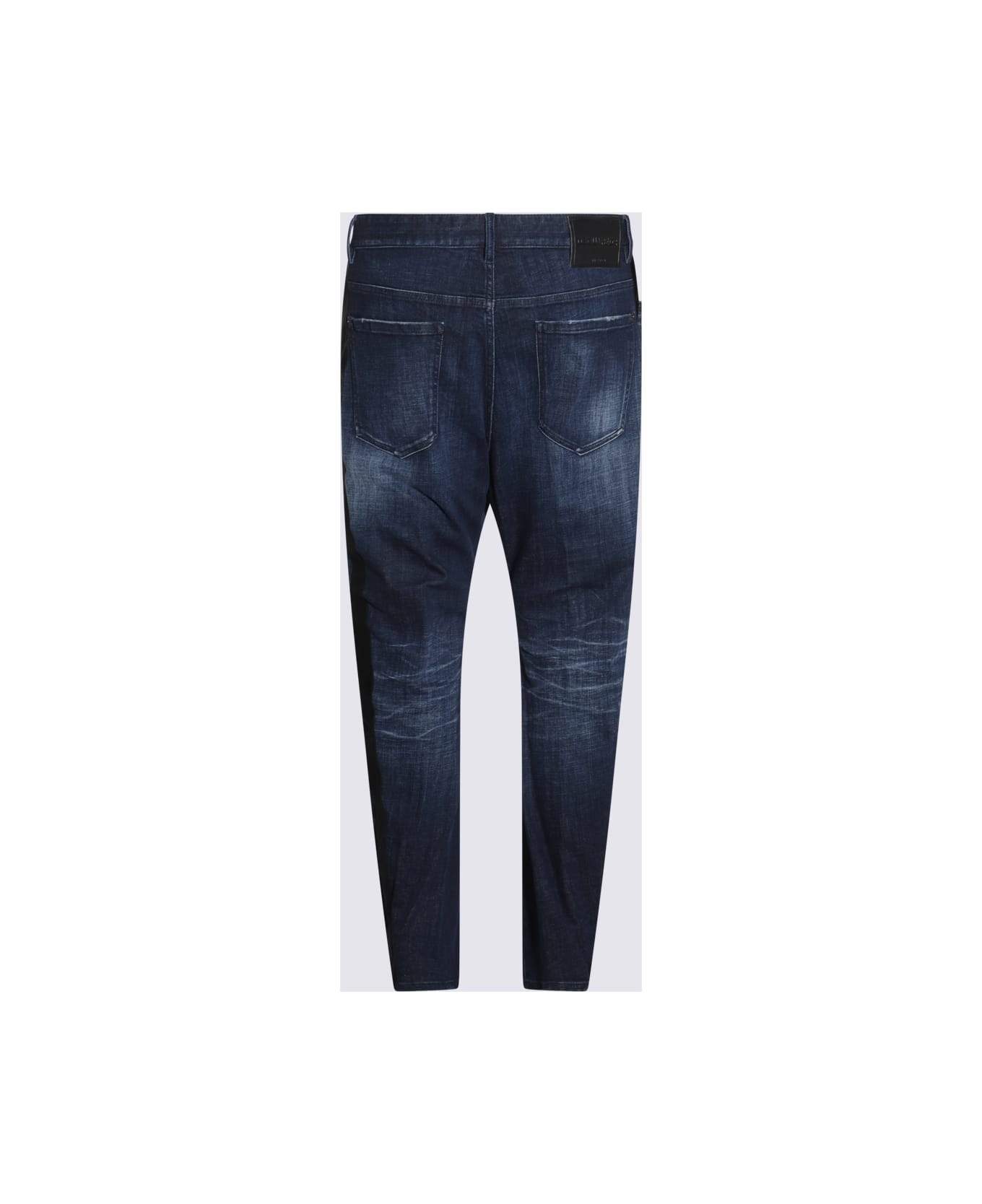 Blue Cotton Jeans - 2