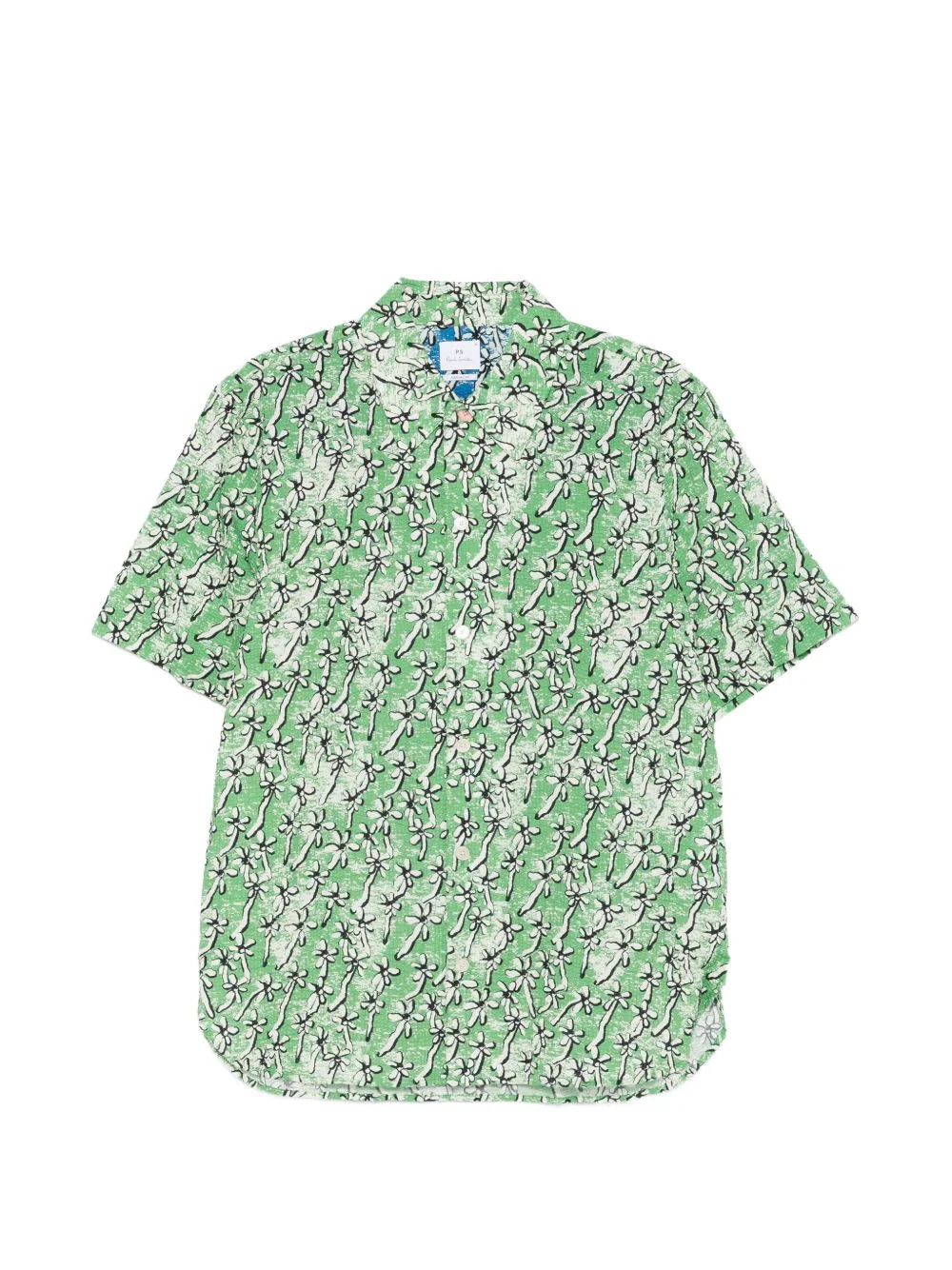 floral-print shirt - 1