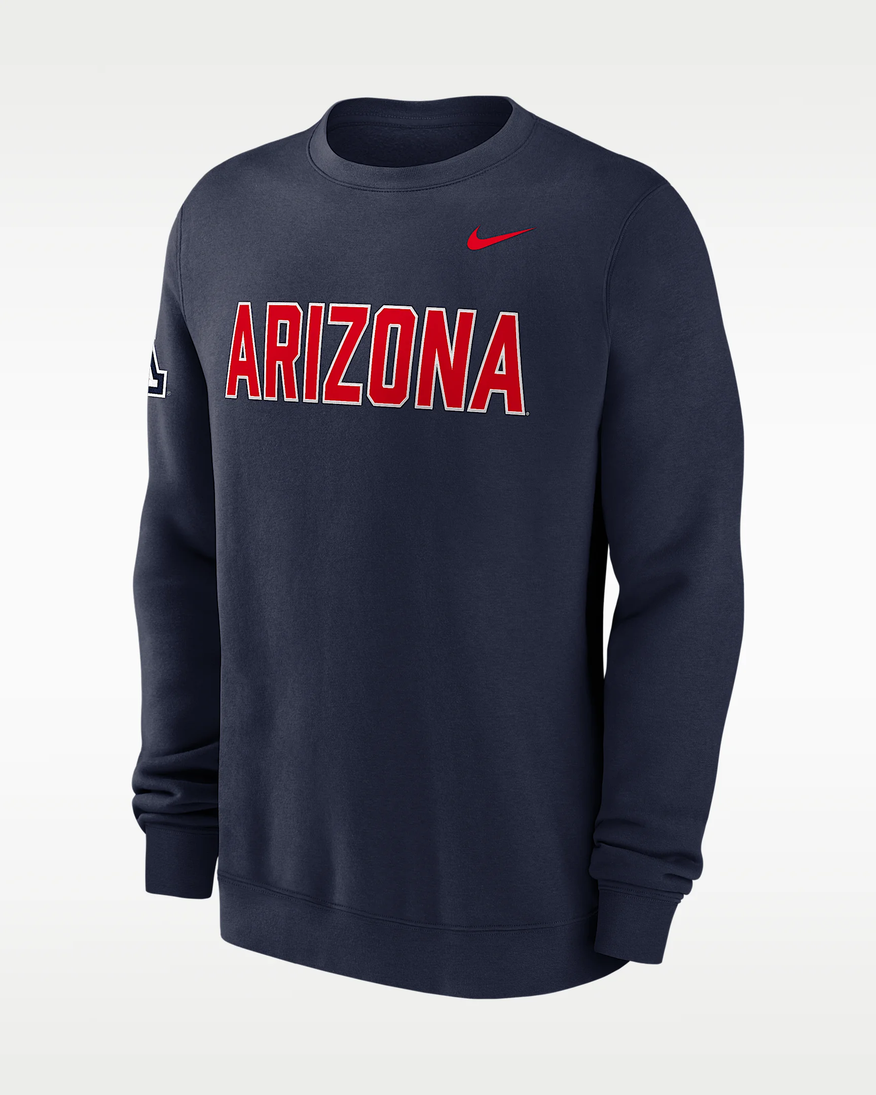 Arizona Sideline Club Men's Nike College Pullover Crew - 1