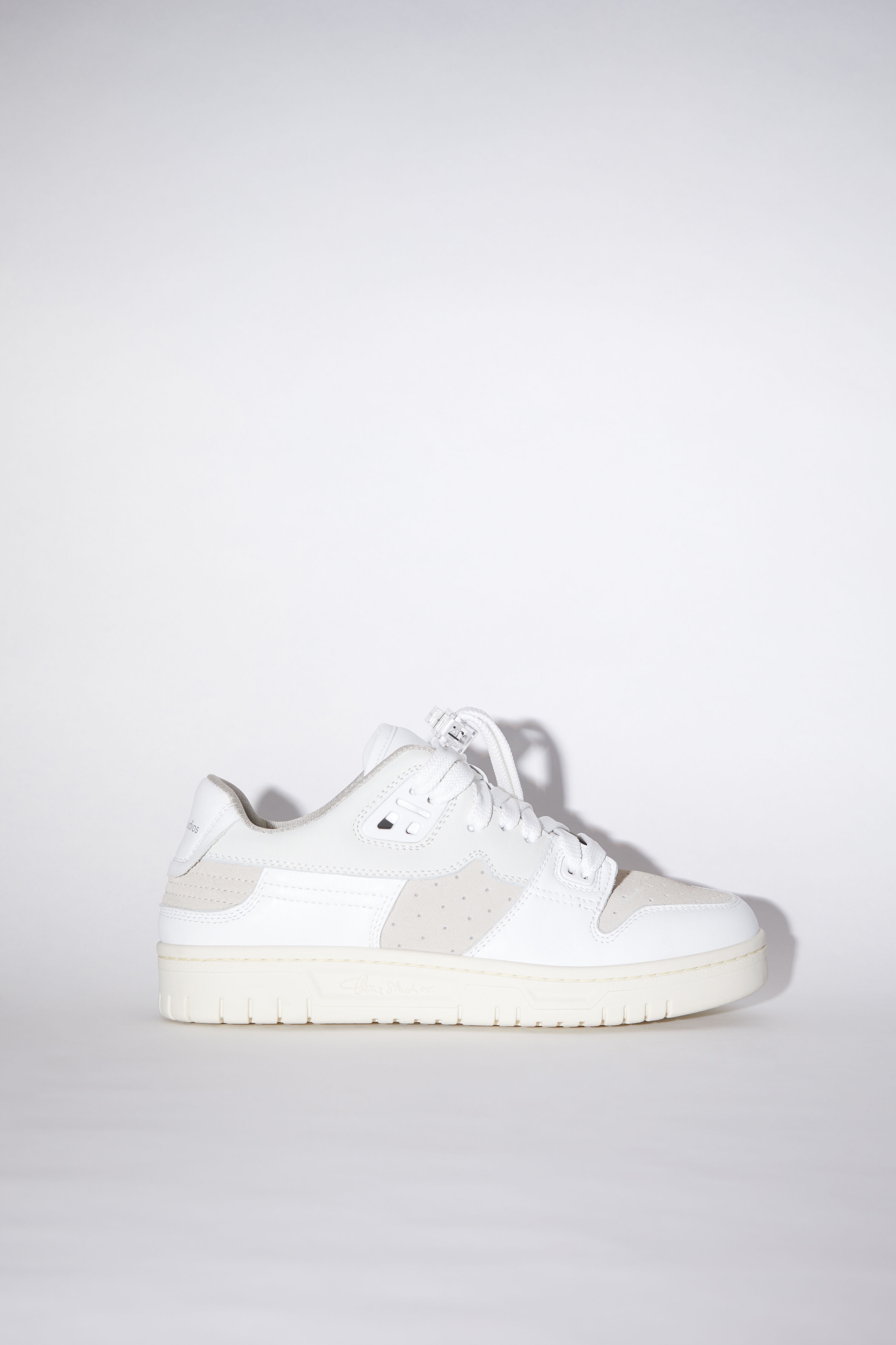 Low top leather sneakers - White/Off White - 1