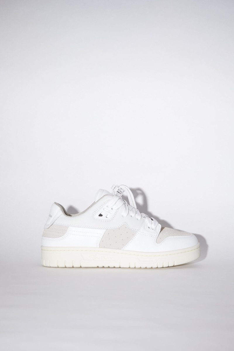 Low top leather sneakers - White/Off White 1