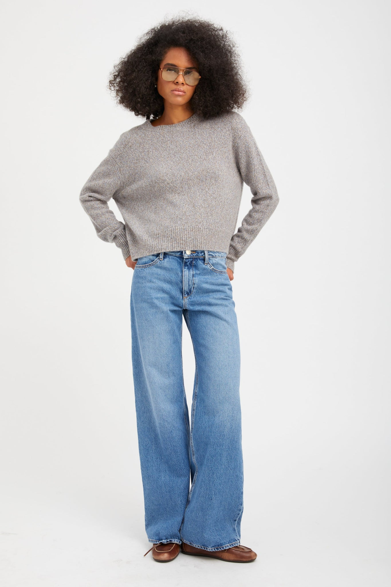 EDITH VINTAGE WIDE LEG DENIM - 3