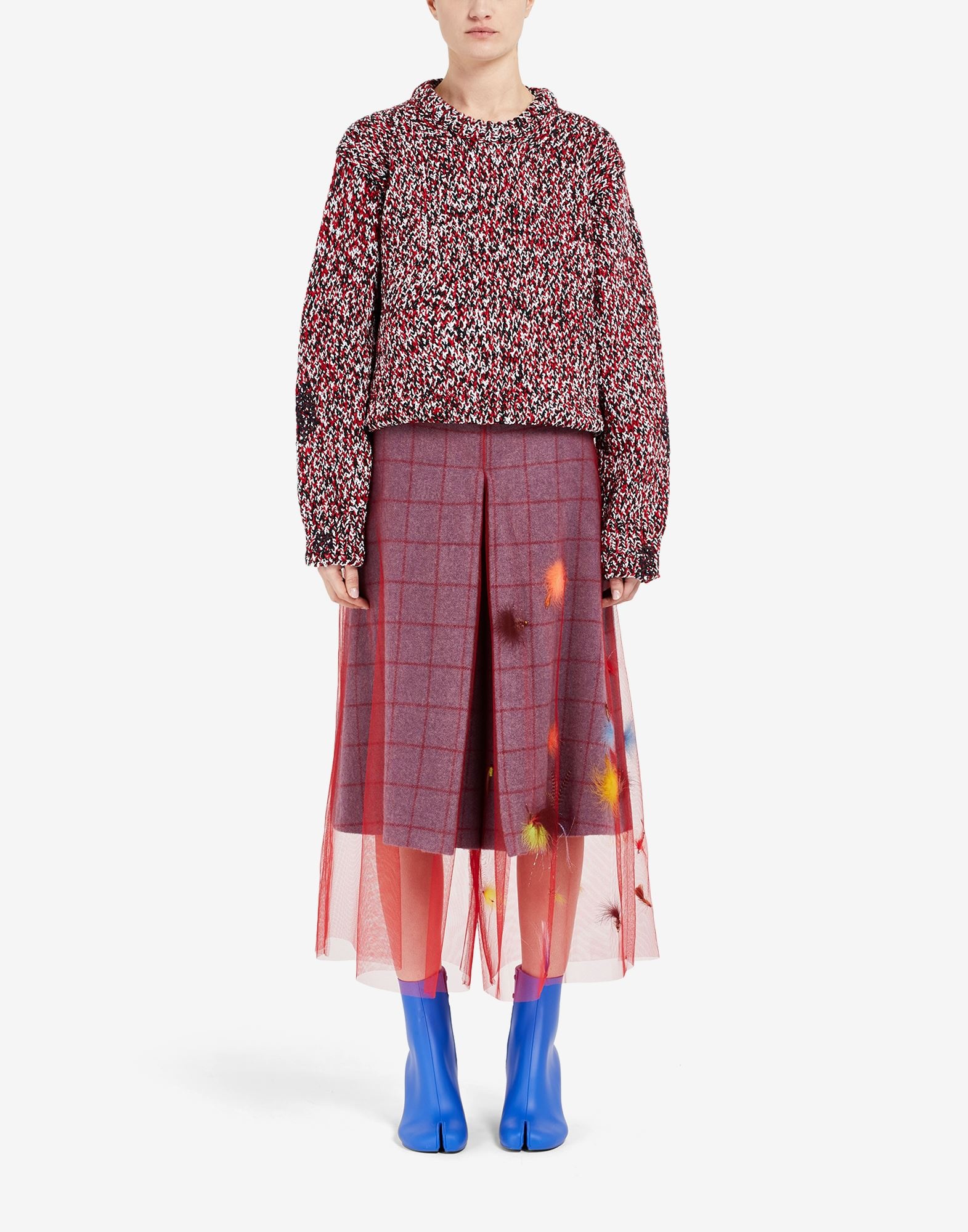 Check wool culottes - 2