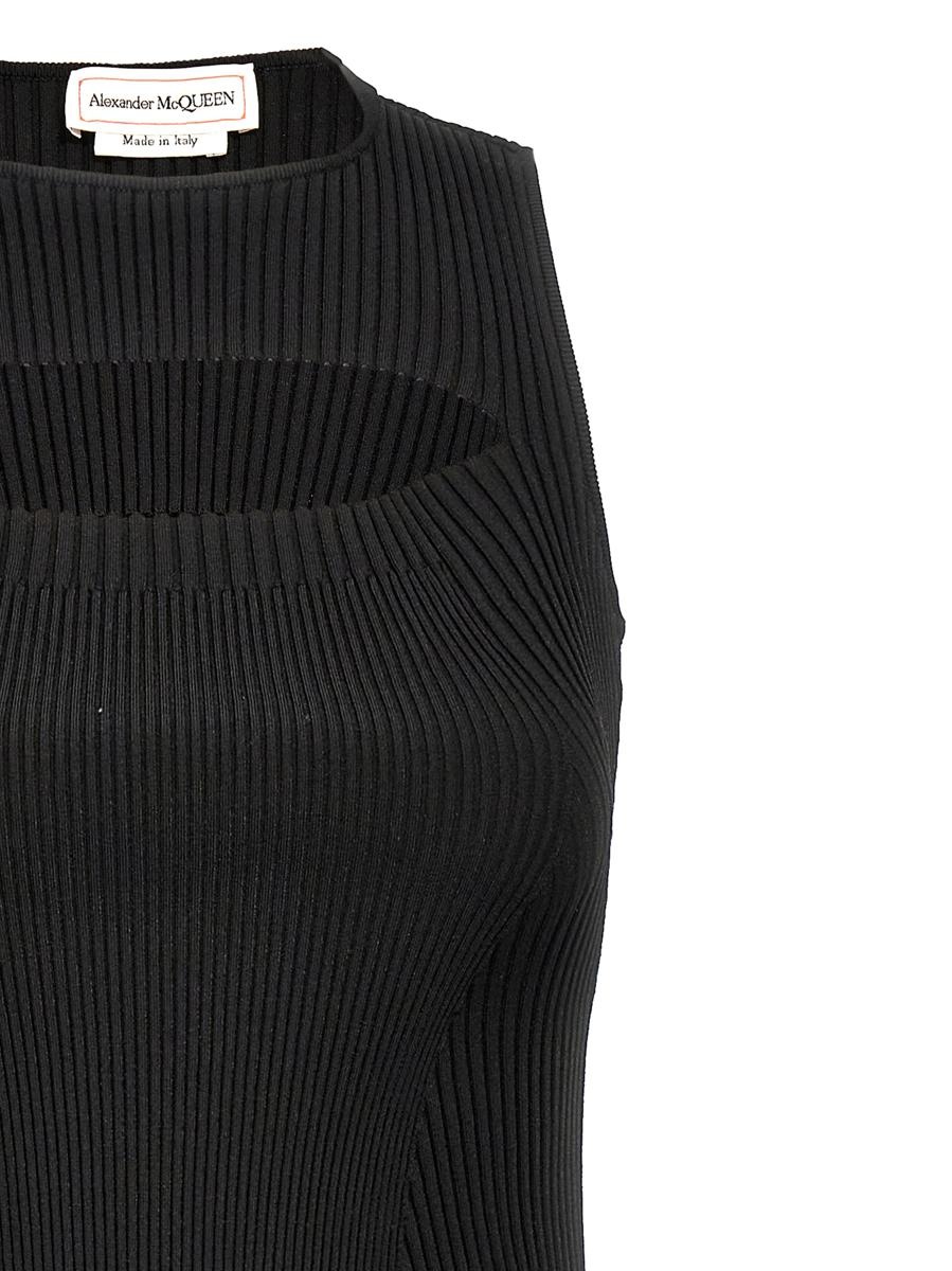 Alexander McQueen Alexander McQueen Ribbed Knit Dress